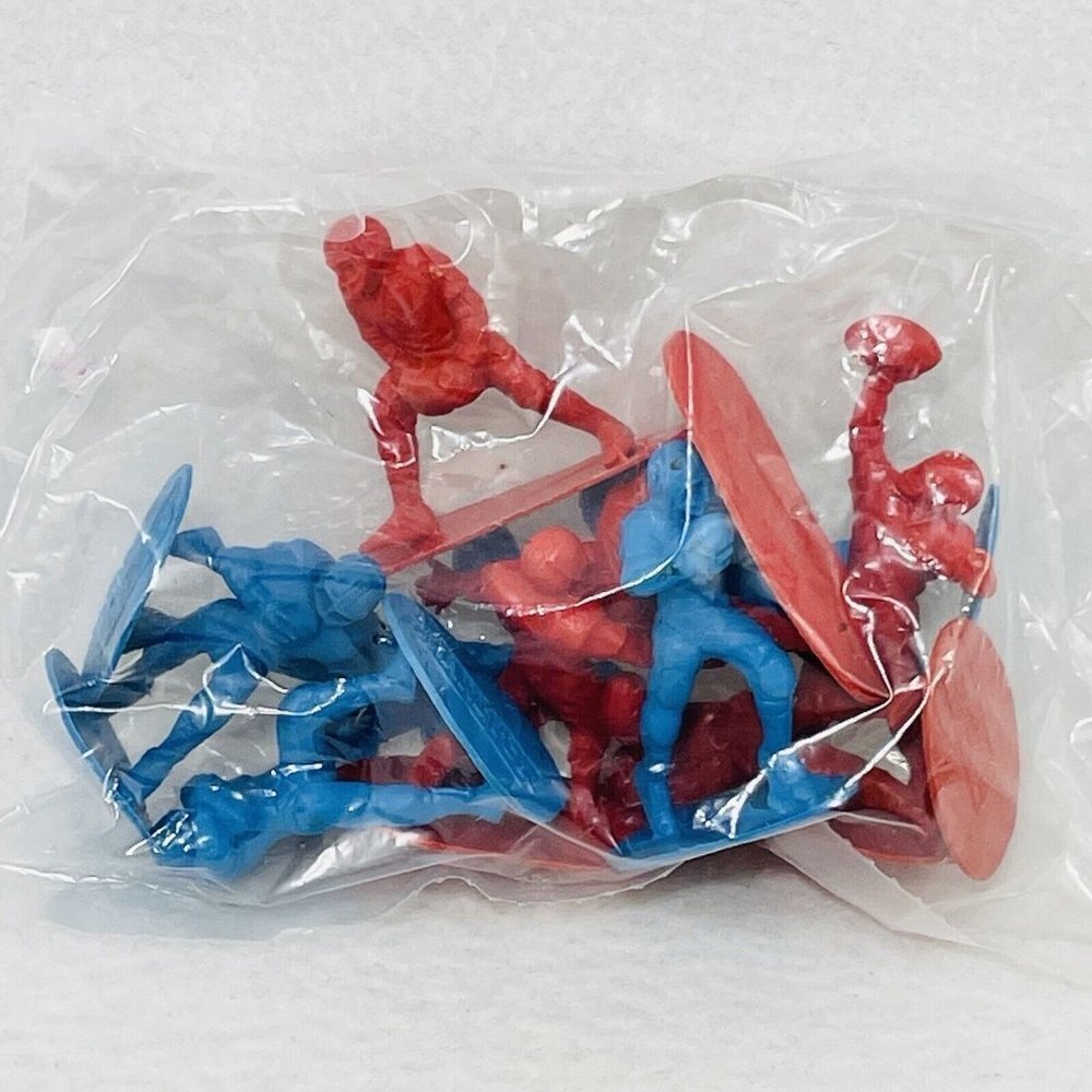 Randtoy Football Player NFL Figure Pretend Play Model Sports Toy Lot Red Blue